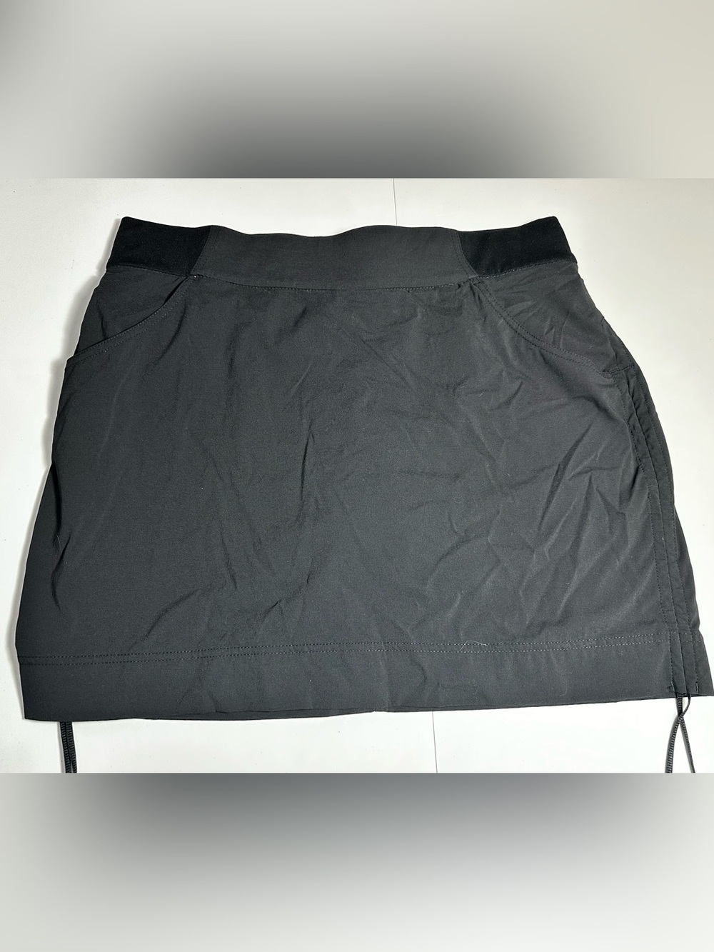 Columbia Black Athletic Mini Skirt with Elastic Waist